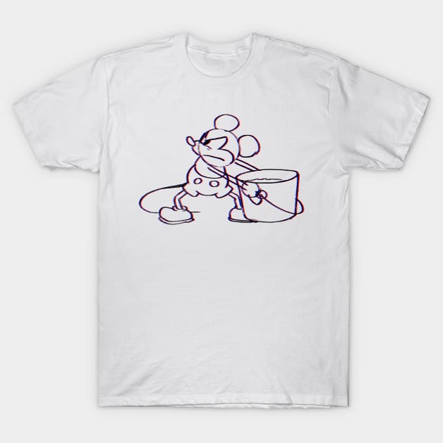 Steamboat Willie is jealous T-Shirt by MEWRCH